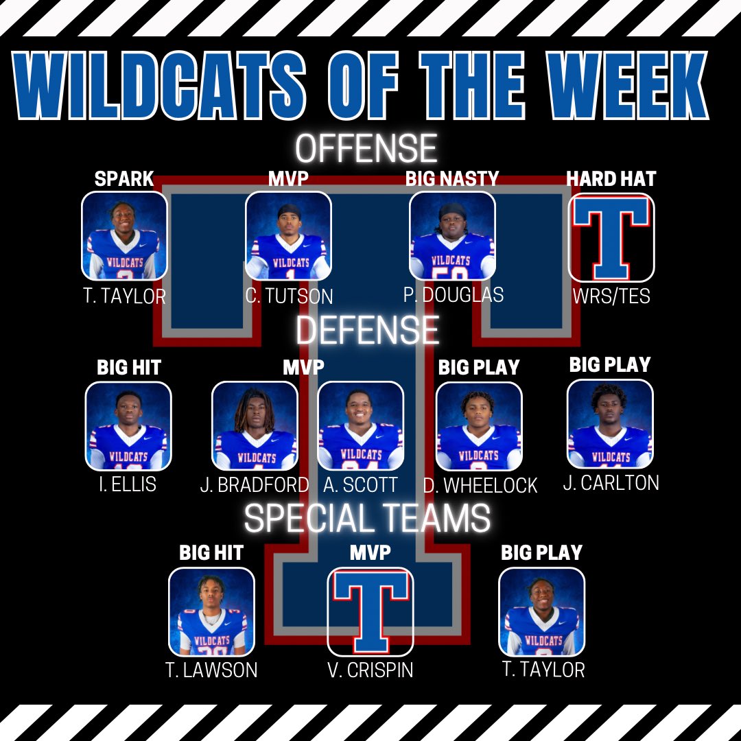 Congratulations to our Wildcats of the Week against Reagan!! #WTD #Family