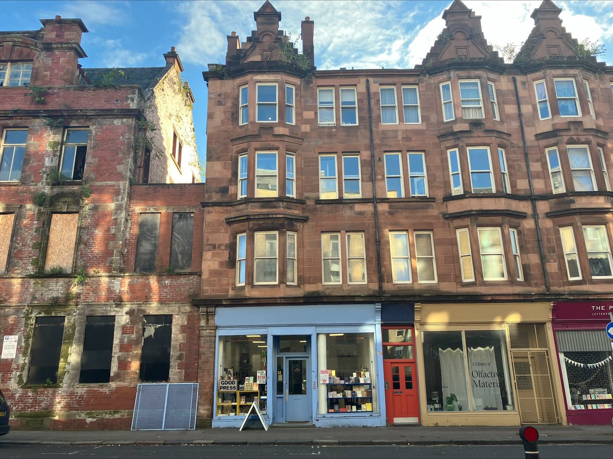 Great to join <a href="/pagepark/">Page\Park Architects</a> tonight for an interesting discussion for <a href="/Glasgowdodf/">GlasgowDoorsOpenDays</a>. The challenges facing our built heritage are significant  but great work is happening &amp; we need more of it! 

Trongate area was looking great in the sun (despite the buildings at risk nearby 😢) 🌇