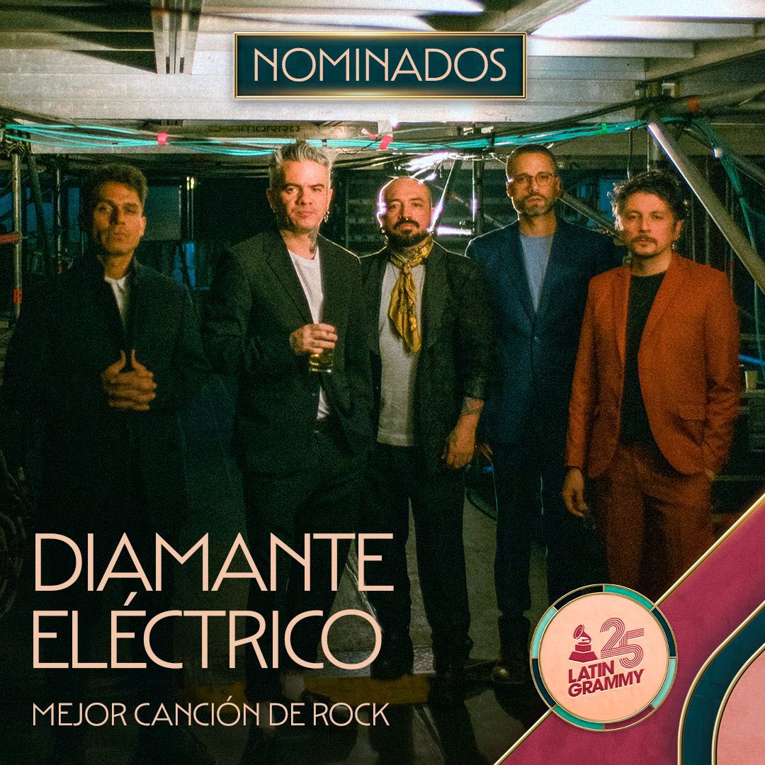 Congratulations  @diamanteelectrico 🔥Mejor Canción Rock🔥
@latingrammys
