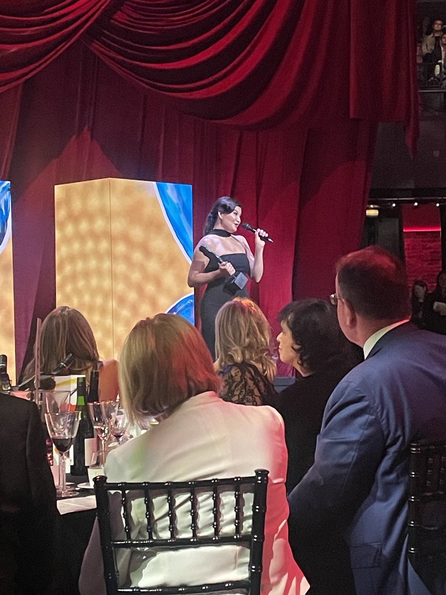 Aigul Akhmetshina scoops the Times Breakthrough Award #skyartsawards ✊