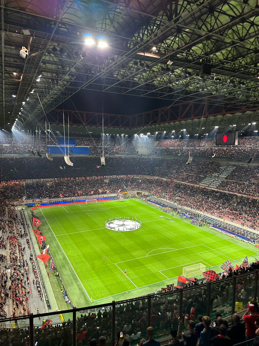 San Siro is ready for Milan v Liverpool 🔥 

(Image by <a href="/JosephMichaelOS/">Joseph O’Sullivan</a>)
