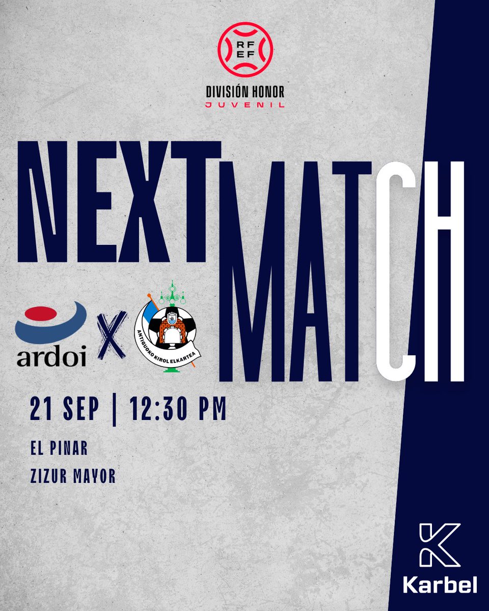 𝐃𝐇 𝐉𝐔𝐕𝐄𝐍𝐈𝐋 | 🔜 ¡𝙎𝙞𝙜𝙪𝙞𝙚𝙣𝙩𝙚 𝙧𝙚𝙩𝙤!

💭 #ArdoiAntiguoko