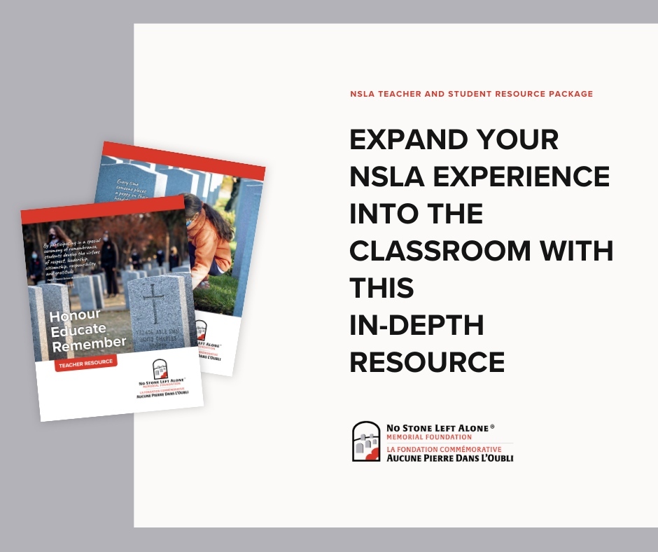 Incorporate remembrance into your lessons with our Honour, Educate, Remember Teacher and Student Resources. These tools help students connect with the personal sacrifices of Canadian veterans through real-life stories. Explore now: nostoneleftalone.ca/teacher-resour…