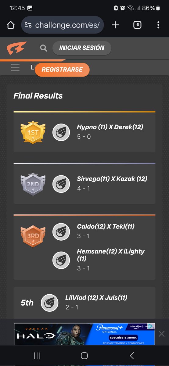 LSirvega's tweet image. Arto de perder en finales 😣😔