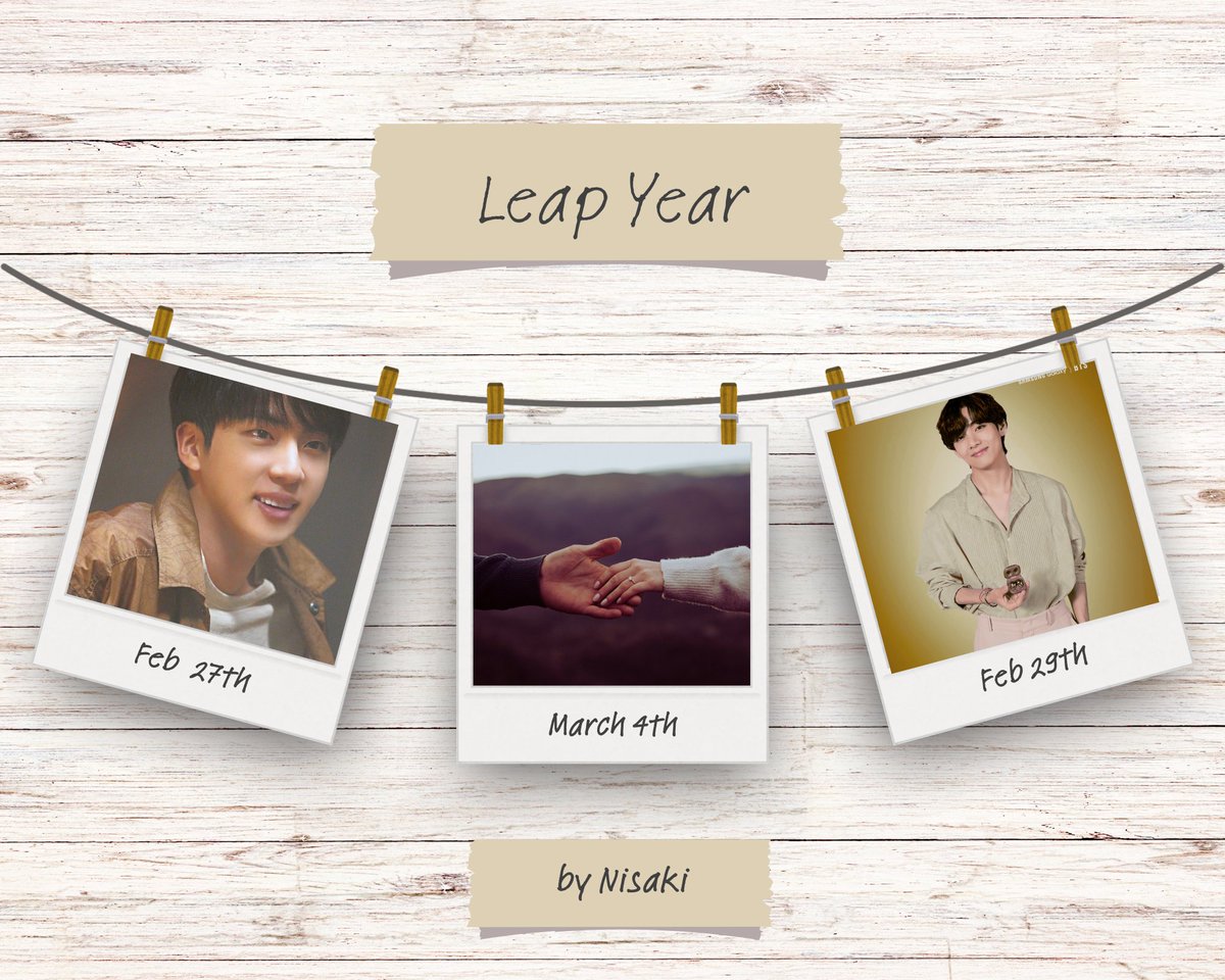 For <a href="/taejinbingo/">taejinbingo</a> film fest.
-E
-Romcom, a/b/o, based on Leap Year

-Armed with the knowledge that an omega can propose on Feb 29th in Ireland, Taehyung follows his boyfriend there. He then meets Seokjin, an alpha who ruins all his plans.

archiveofourown.org/works/58545868…