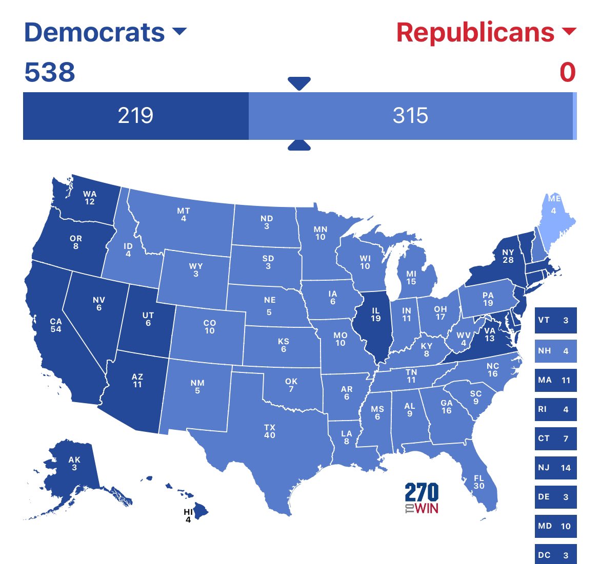 21Leo54's tweet photo. 🚨If this is the map you want to see on election night, make sure we all get out and vote! #VoteEveryStateBlue 🚨 https://t.co/RHxP2oBg9f