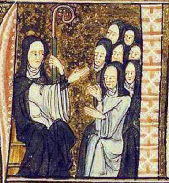 Saint Hildegard of Bingen, OSB (1098~1179). Nun, mystic, writer, composer, teacher, doctor.

"There is the music of heaven in all things, &amp; we have forgotten how to hear it until we sing."