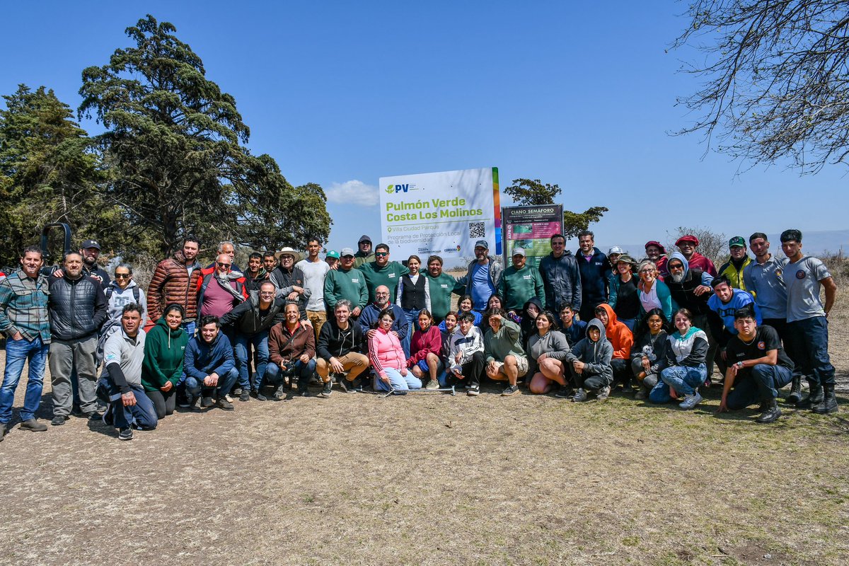 UN NUEVO PULMÓN VERDE 🙌🌳 

En <a href="/vcpcomuna/">Comuna Villa Ciudad Parque</a> inauguramos un nuevo espacio de conservación en nuestra Córdoba 🙌🌱 

Con este pulmón verde buscamos proteger a la biodiversidad de la zona y concientizar a los y las vecinas de la zona de la importancia de su cuidado 🙏