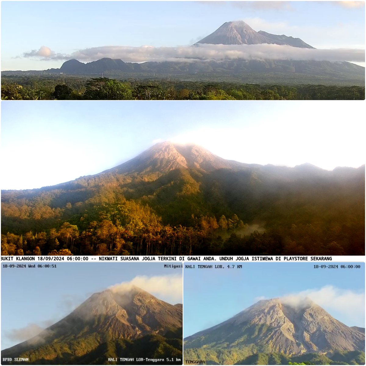 • Grafis Kegempaan #Merapi
[s/d 17-September-2024 pukul 24:00 WIB] 
• Visual &amp; Seismo  #Merapi
[18-September-2024 pukul 06:00 WIB]

<a href="/BPPTKG/">BPPTKG</a> @kabargeologi <a href="/id_magma/">MAGMA Indonesia</a> <a href="/PVMBG_/">PVMBG-BADAN GEOLOGI-KESDM</a>
