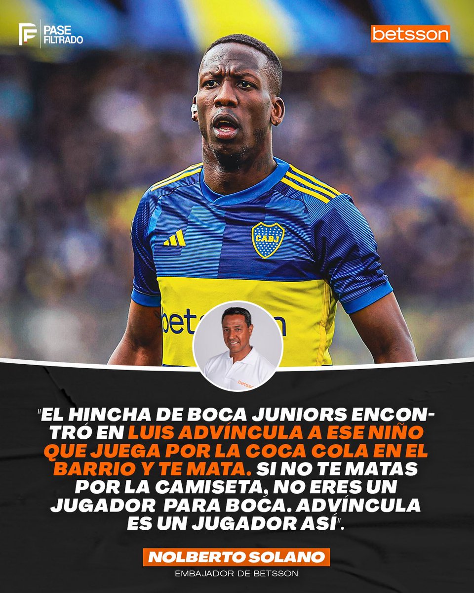 𝗣𝗘𝗥𝗨𝗔𝗡𝗢𝗦 𝗬 𝗫𝗘𝗡𝗘𝗜𝗭𝗘𝗦: los elogios de Nolberto Solano para  Luis Advíncula por su presente en Boca Juniors. 🇵🇪💙💛 ¿Estás de acuerdo  con su opinión? 🎙️ Super Deportivo Radio ¡Juega Y GANA con @