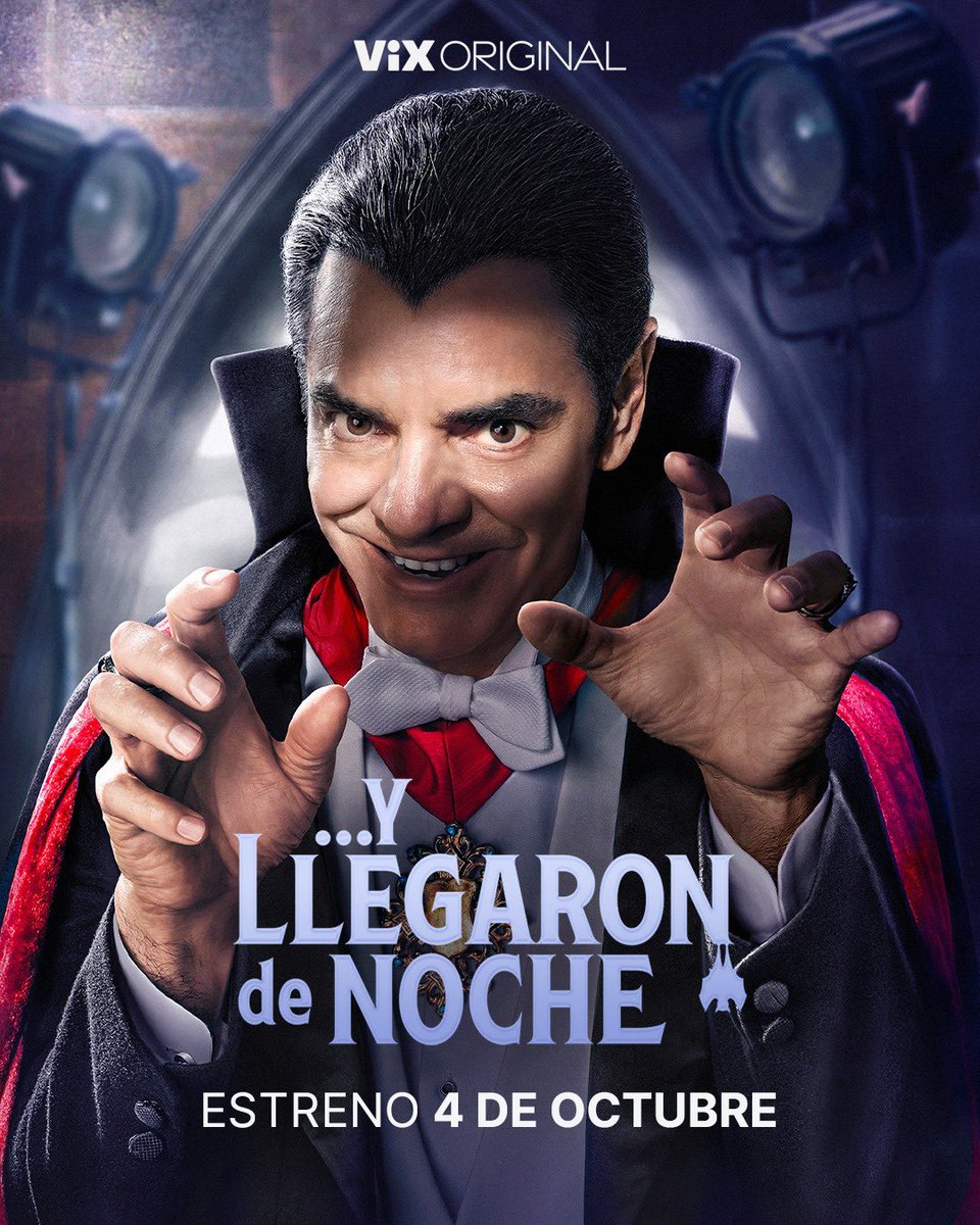 El Conde (Con De de Drácula… y de Derbez) está por llegar… #YLlegarondeNoche estreno exclusivo en <a href="/VIX/">ViX</a> este 4 de octubre 🧛🏻‍♂️🌙

D is for Dracula (and Derbez) and you won’t want to miss either in #TheyCameAtNight  premiering October 4th only on <a href="/VIX/">ViX</a> 🧛🏻‍♂️🌙