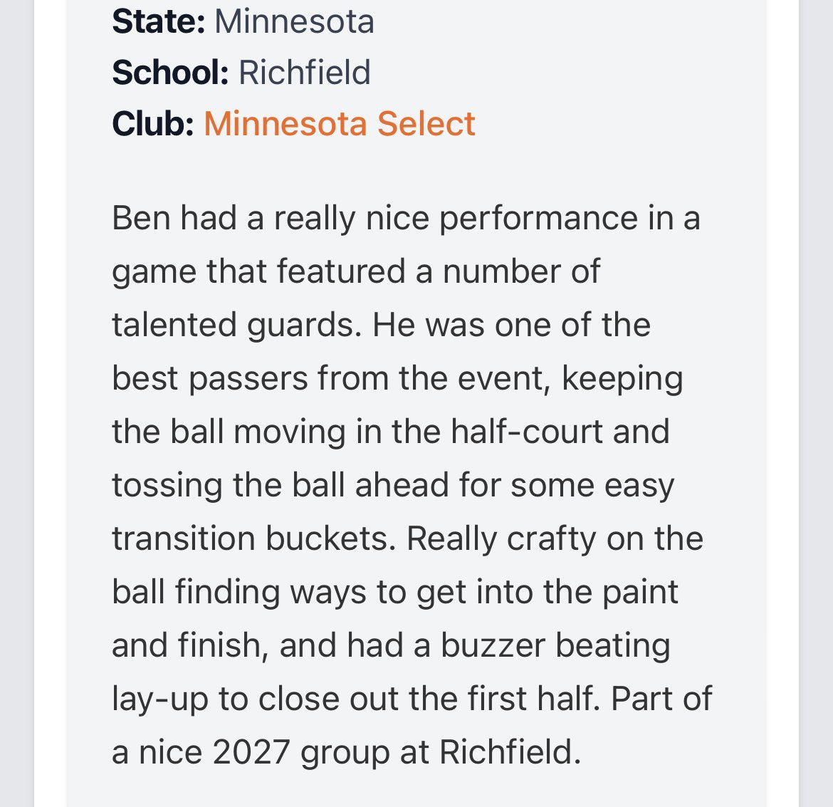 Thanks for the write up <a href="/FreshCoastHoops/">Fresh Coast Hoops</a> <a href="/mr_fuerte91/">Andrew Fuerte</a> <a href="/HighRichfield/">RHSBoysBasketball</a>