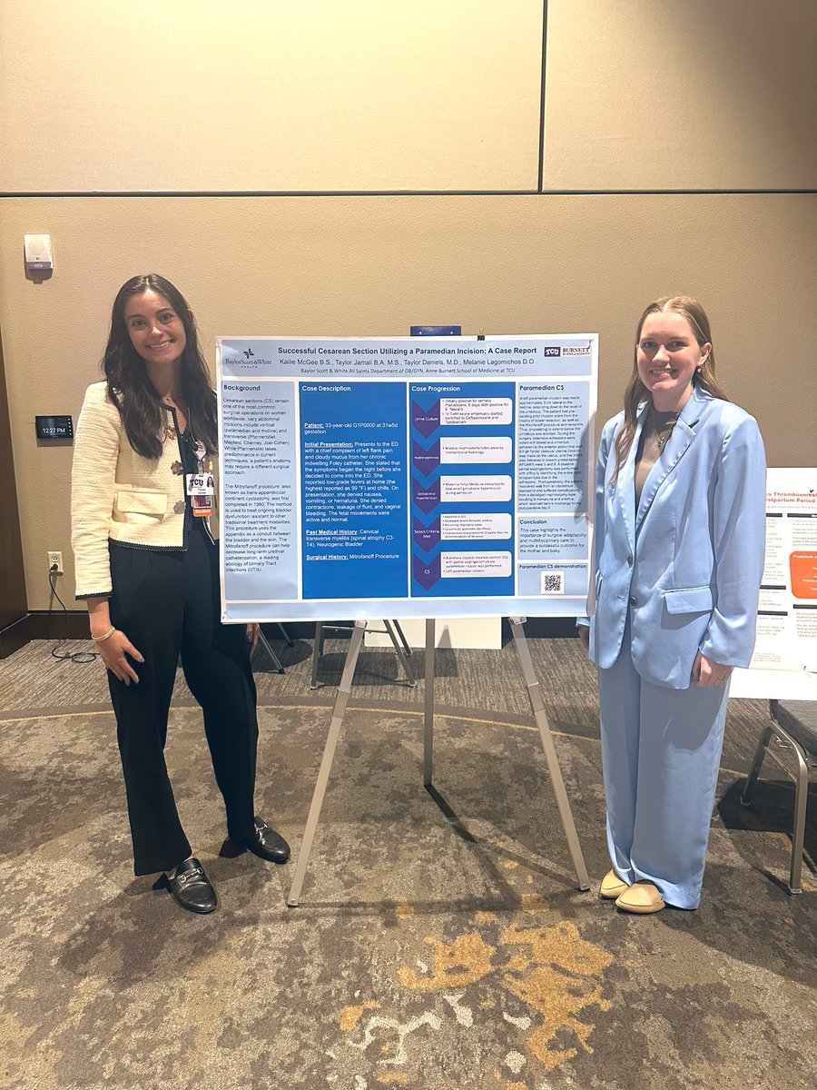 Kailie M. (@medstudentmcgee) on Twitter photo My classmate Taylor and I presented our case report today! It discusses a C-section by paramedian incision due to the patient having a previous mitrofanoff procedure!
youtu.be/EFW8sLeiHJc?si⦠My classmate Taylor and I presented our case report today! It discusses a C-section by paramedian incision due to the patient having a previous mitrofanoff procedure!
youtu.be/EFW8sLeiHJc?siβ¦