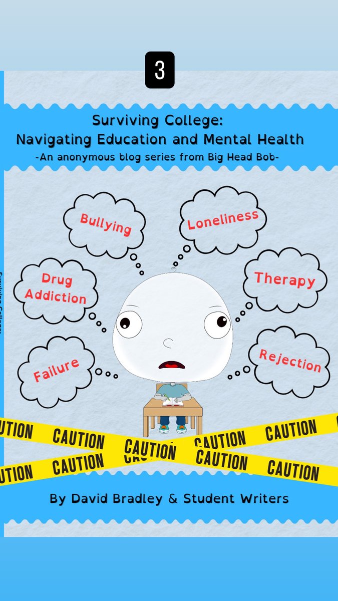 BIGHEADBOB's tweet image. Please vote for the upcoming book cover of "Surviving College: Navigating Education and Mental Health" 

COMMENT 1, 2, 3, or 4? #author #bookwriting #WritingCommunity #wip #wipart