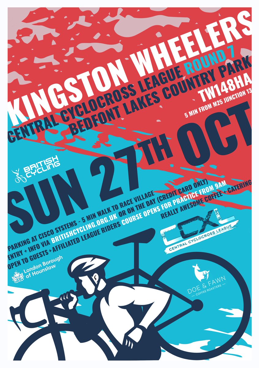Bedfont Lakes. 27th Oct. 

CROSS IS COMING 😈

britishcycling.org.uk/events/details…