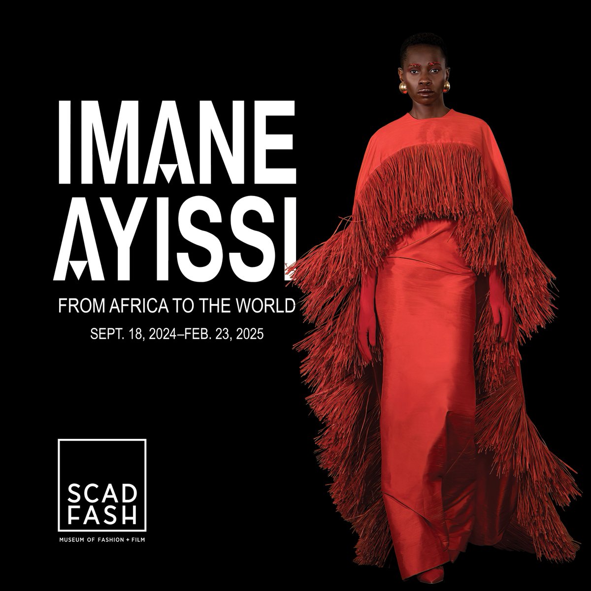 Although our Opening Reception is at capacity this evening — we can’t wait to see you on Wednesday Sept. 18th for our official opening of ‘Imane Ayissi: From Africa to the World’ at #SCADFASH.