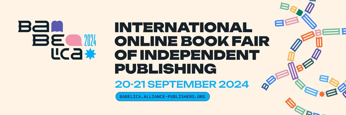 Journée internationale de la #bibliodiversite les 20 et 21 avec #Babelica, le salon virtuel de l'#éditionindépendante. Des#tables rondes, des #lectures, un marché des #droits, et bien sûr un focus sur la #Palestine...
Le programme, c'est ici! buff.ly/3MO28c1 
#indpub