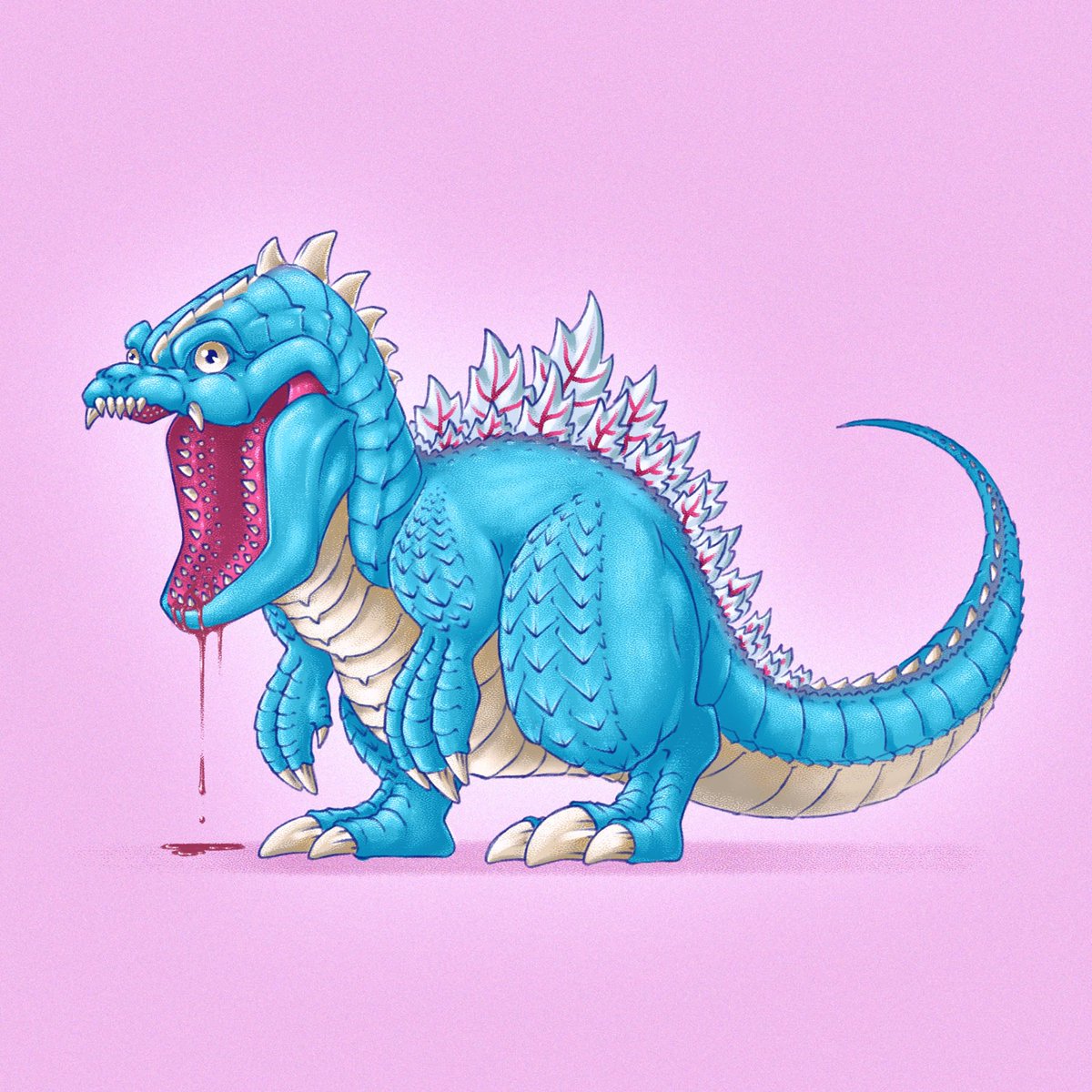 Old work of this blue boy