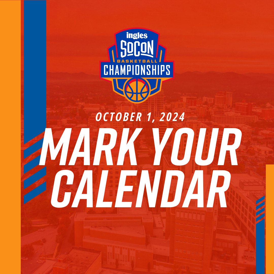 SoConSports's tweet image. Ready for some #SoConHoops? Tickets to the @InglesAdvantage Southern Conference Basketball Championships go on sale in TWO WEEKS 🏀 | #itsallhere