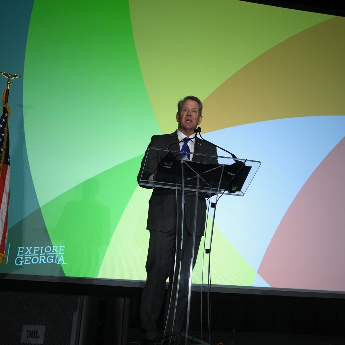 .<a href="/GovKemp/">Governor Brian P. Kemp</a> announced today that Georgia is celebrating another record-breaking year for tourism. In 2023, the state welcomed 171 million visitors who spent $43.6 billion, which generated $79.7 billion in total economic impact &amp; supported over 463,400 jobs bit.ly/3MMlDll