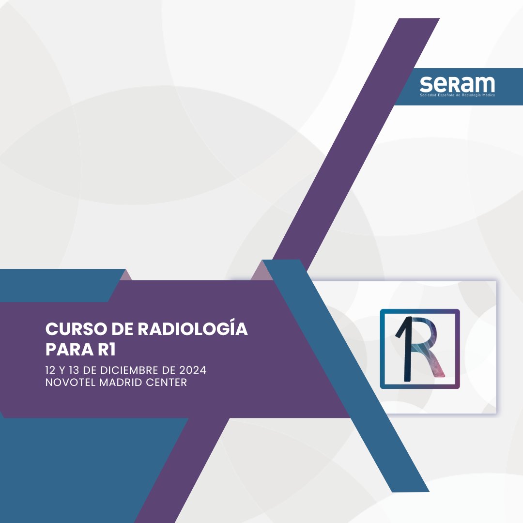 Espero que todos los R1 de <a href="/residentesSERAM/">Residentes SERAM</a> estéis reservando la fecha...
<a href="/SERAM_RX/">SERAM - Sociedad Española de Radiología Médica</a>