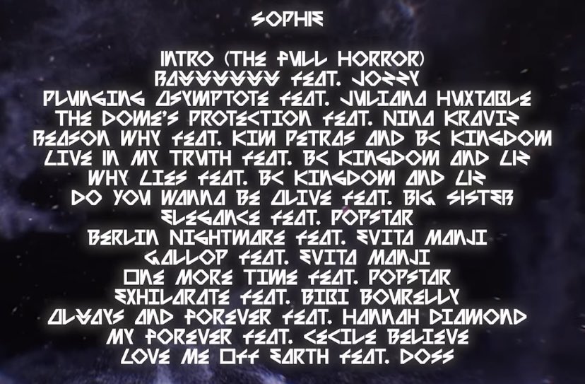 SOPHIE Sept 27th 💿⚙️🤍