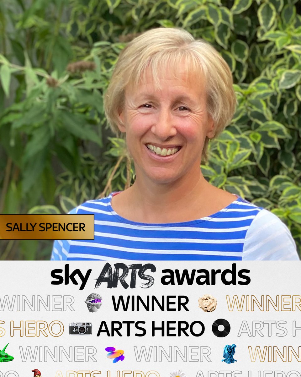 Sally Spencer is your Sky Arts Hero ❤️ #SkyArtsAward