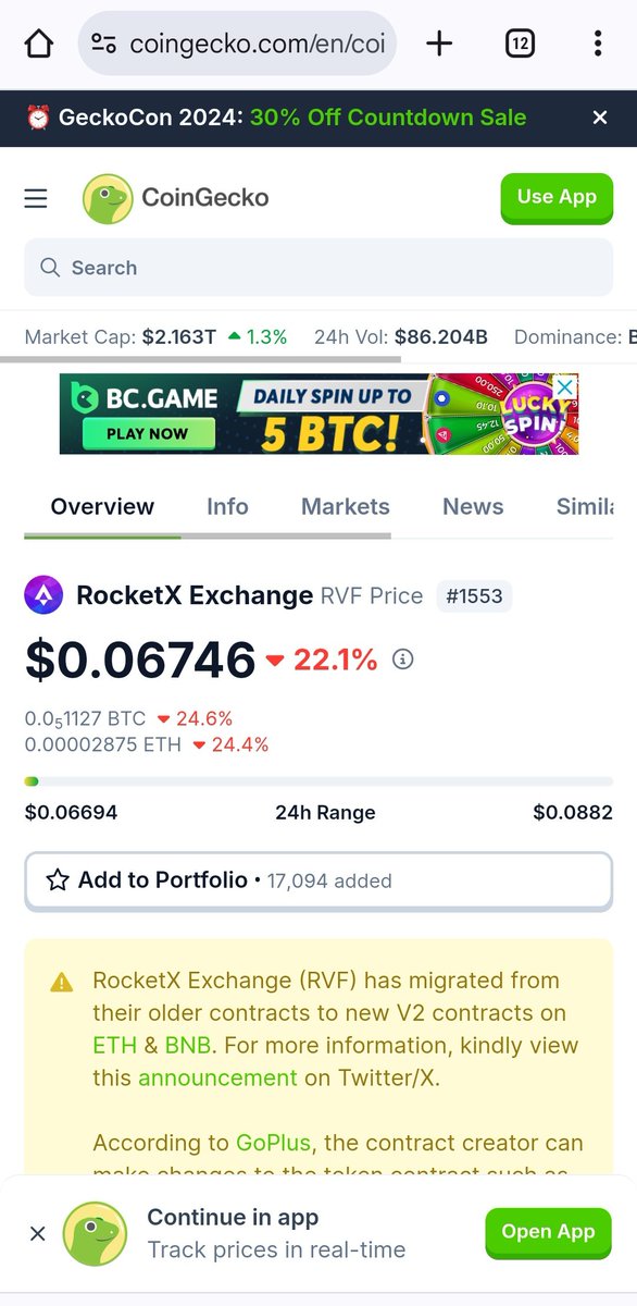 Morning_Star55's tweet image. Wtf is going on with with $RVF @RocketXexchange  some addresses are repeatedly dumping in huge amount from last 12 hrs.