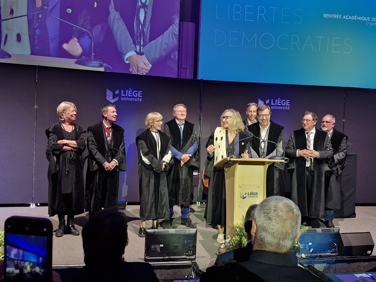 Une rentrée <a href="/UniversiteLiege/">Université de Liège</a> sous le signe des Sciences, Libertés, Démocraties. Une multitude de questions d'actualité... Bonne année académique a toutes et tous !