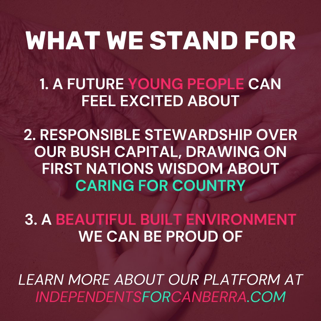 Today we at <a href="/INDforCBR/">Independents for Canberra</a> are announcing our commitment to making the ACT the first jurisdiction in Australia to introduce a Future Generations Act.

The climate, housing and cost-of-living crises are combining to present the next generation with a future coloured by hopelessness.