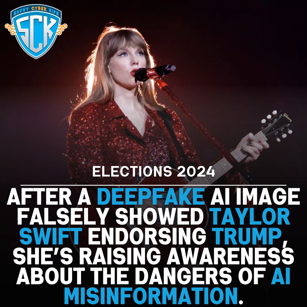 SavvyCyberKids's tweet image. ⚠️ Election Scams Alert! Link in the comments.
❓ With AI deepfakes becoming more convincing, how do you think we can protect the integrity of future elections while still embracing new technologies?
#TechInPolitics #TaylorSwift #CyberHero