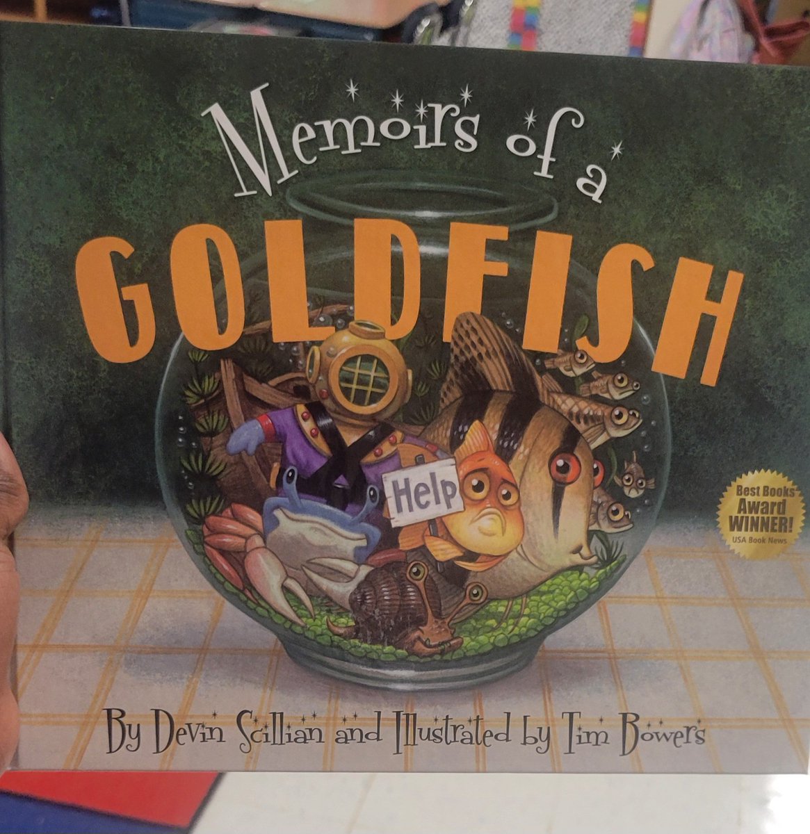 WBusenlehner's tweet image. We had great discussions about Memoirs of a Goldfish. My kiddos loved this book.  @PboroElementary #ourPES