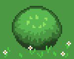 byteoleg's tweet image. Learning #pixelart from scratch. Day 6. Simple bush