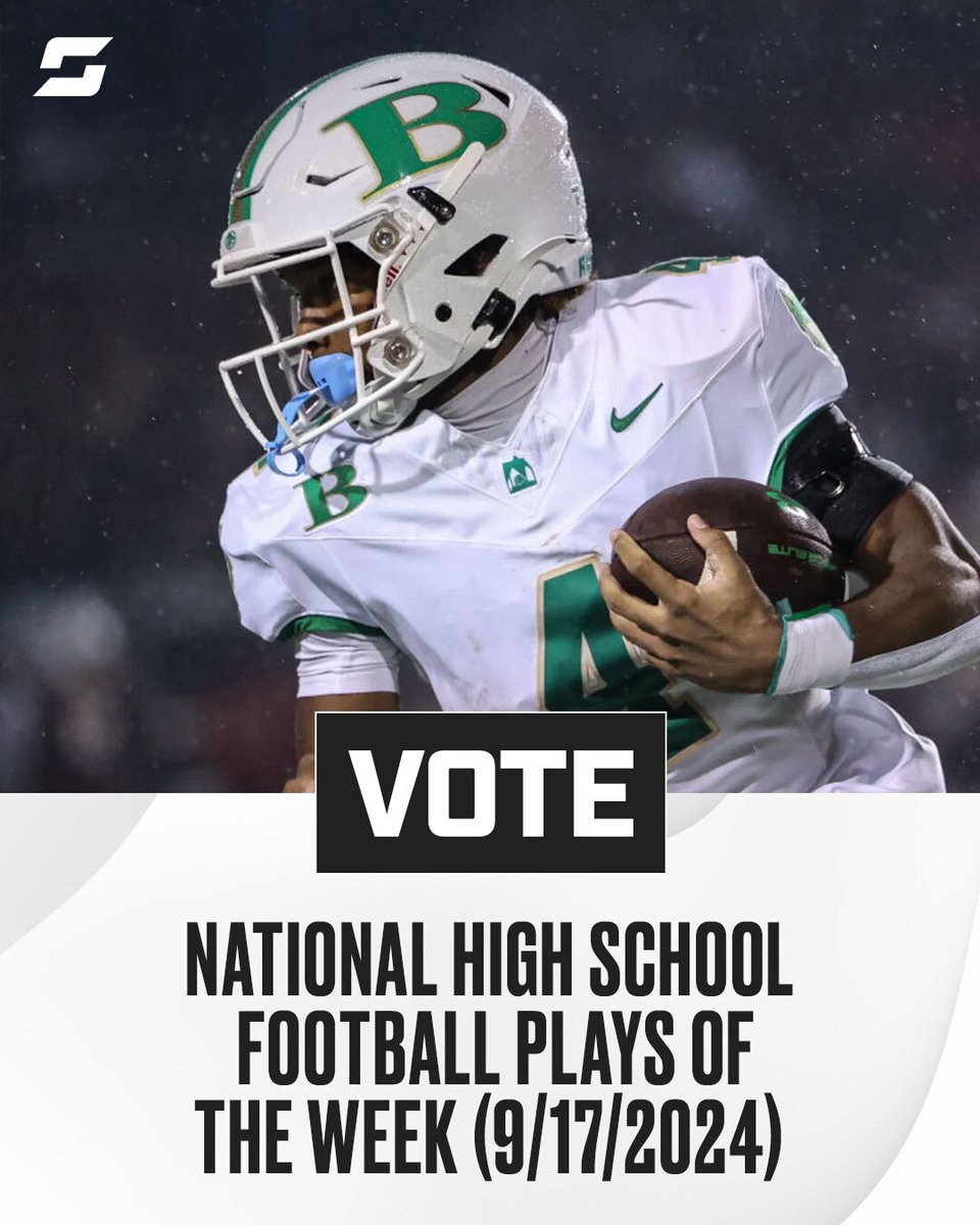 This week’s plays feature some of the country’s biggest names and the most unbelievable moments 🤩

Cast your vote and let us know who you think made the national high school football play of the week 🗳️

si.com/high-school/na…