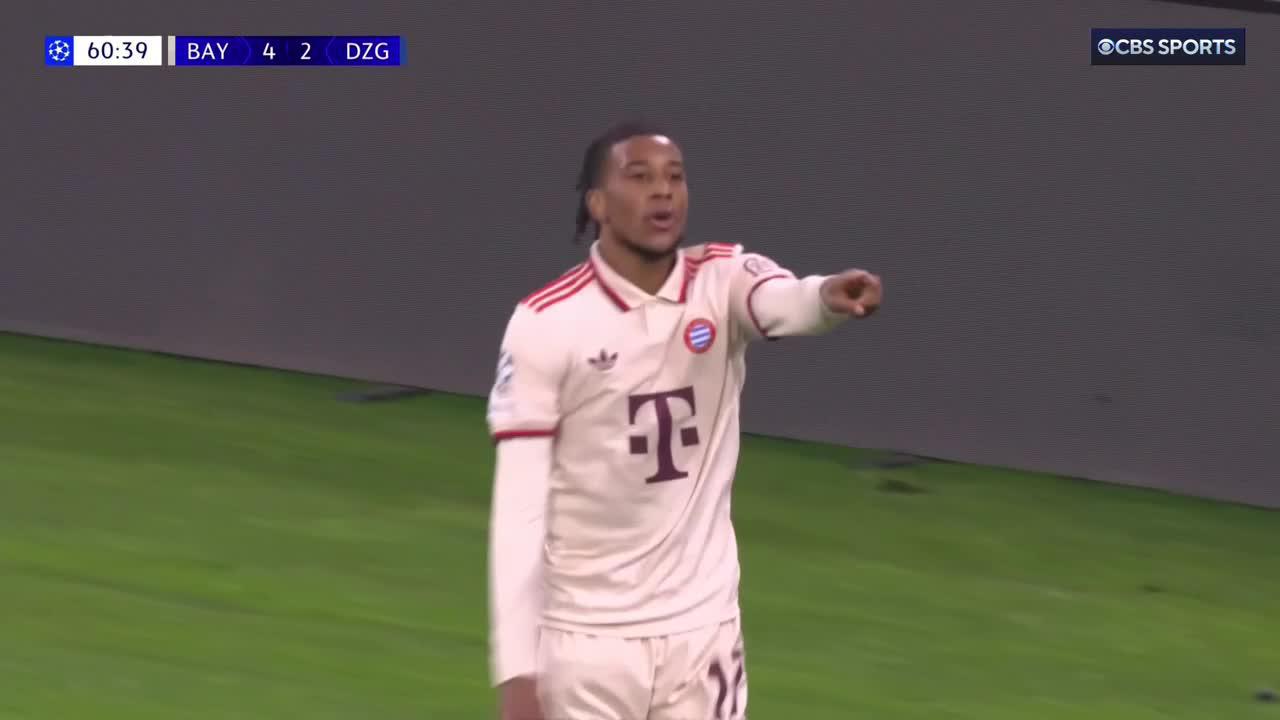 What a day for Michael Olise 👏A brace in his first ever #UCL appearance ⚽⚽