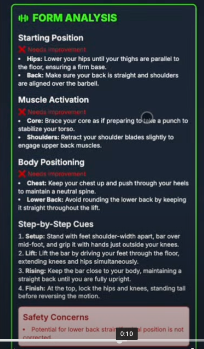 wilsun007's tweet photo. - Always brace your core like you’re about to take a punch - Before you even pull, punch your hands down to engage your lats
Iron Vision helps you perfect these steps with real-time feedback. Try it here: https://t.co/K8AgQBTx0R https://t.co/lmFPgc80OY