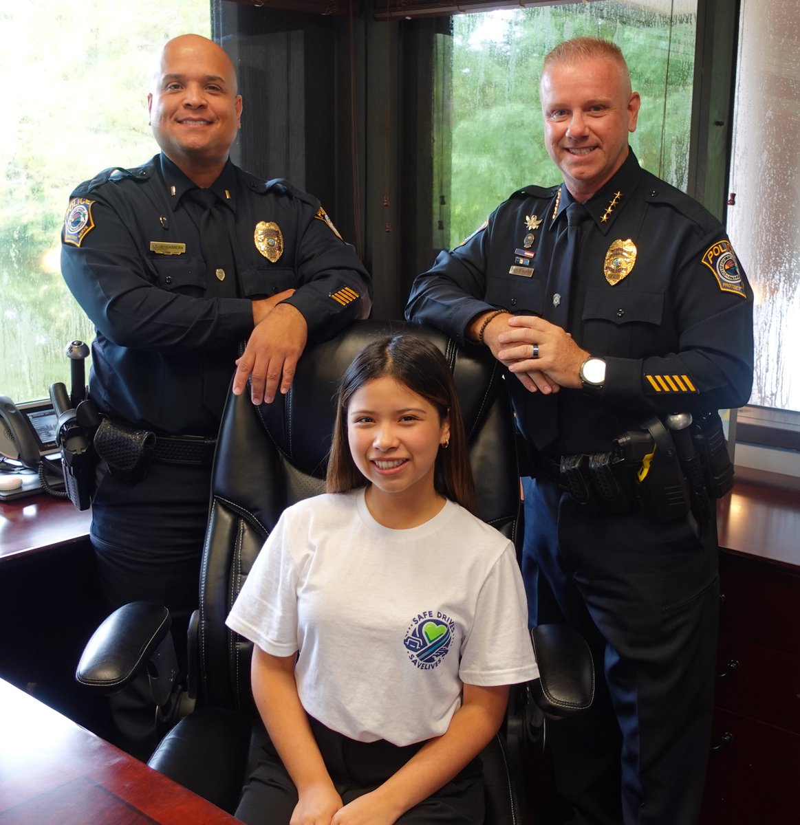 CoconutCreekPD's tweet image. It was our pleasure to host Sarah Morales this morning. She founded #SafeDrivesSaveLives, a movement she started w/ the #goal of teaching #TeenDrivers to be safer behind the wheel. She manages the filming, editing, &amp;amp; hosting of a series of videos she releases on #Instagram...