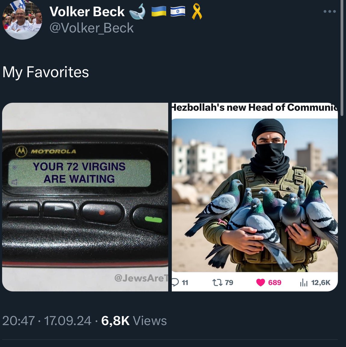 Bericht eines Reportes des Guardian aus Beirut vs Volker Beck/ Vorsitzender der <a href="/DIGeV_de/">Deutsch-Israelische Gesellschaft</a>  der offensichtlich das Leid auch von Zivilisten bejubelt -seems we have lost morality. Neben des Eskalationspotentials für die Region stellen sich hier grundsätzliche Fragen von IHL!