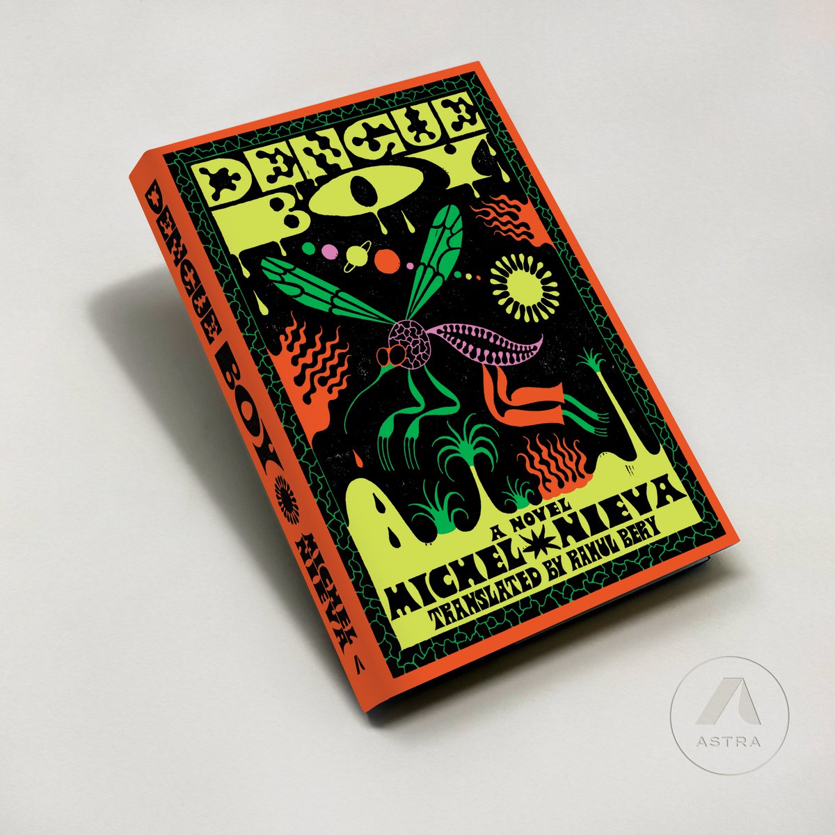 Astra House (@astrahousebooks) on Twitter photo ✨ COVER REVEAL ✨ DENGUE BOY by <a href="/MichelNieva/">Michel Nieva</a>, translated by Rahul Bery, is a gaucho-punk, sci-fi novel set in 2197 that offers an explosive interpretation of an ultra-capitalistic society of the brink of climate collapse. Publishing February 2025. ✨ COVER REVEAL ✨ DENGUE BOY by <a href="/MichelNieva/">Michel Nieva</a>, translated by Rahul Bery, is a gaucho-punk, sci-fi novel set in 2197 that offers an explosive interpretation of an ultra-capitalistic society of the brink of climate collapse. Publishing February 2025.