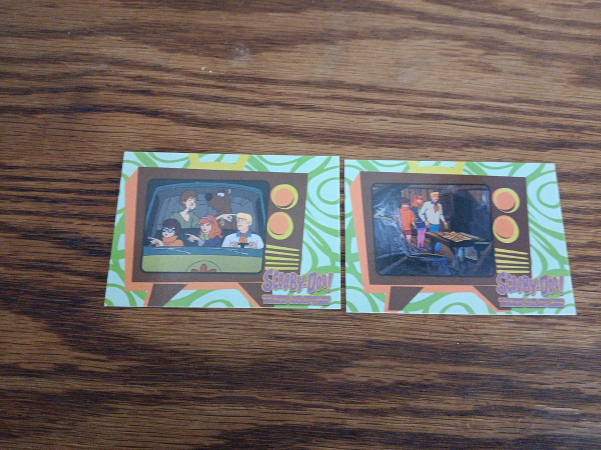 kidwell_sean2's tweet image. Scooby-Doo Series 47: Scooby-Doo TV Movies 1 &amp;amp; Scooby-Doo Series 49: Scooby-Doo TV Movies from Inkworks Scooby-Doo! Mysteries And Monsters Premium Trading Cards #tradingcardtuesday