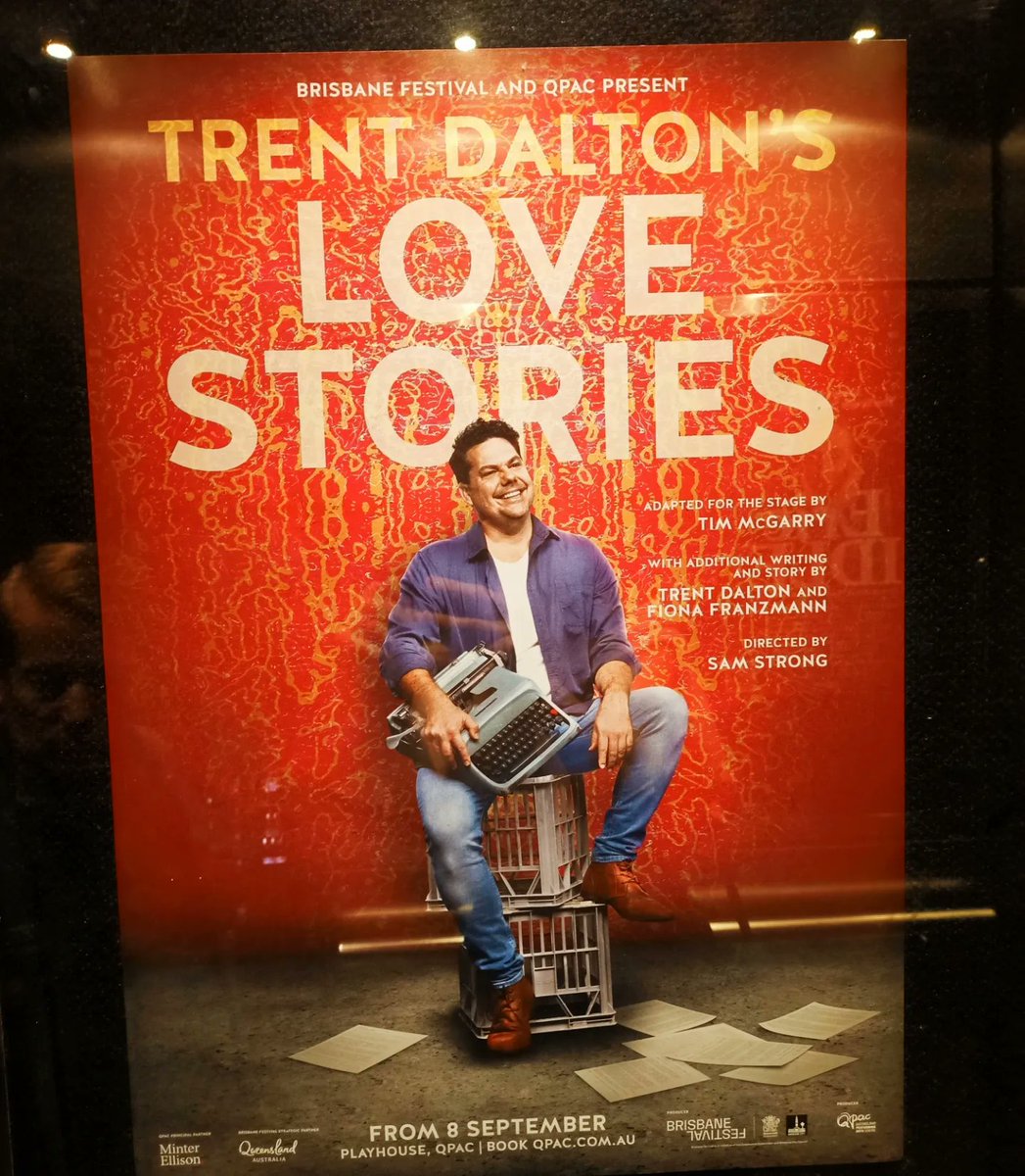 Cathyfromoz's tweet photo. Night out in Brisbane..my home town ❤️ Love an awesome night at the theatre with my love. Go see it!!!! Emotionally raw and beautiful. My favourite book too #lovestories #qpac #trentdalton #brisbanefestival https://t.co/jcRvzK4uiW