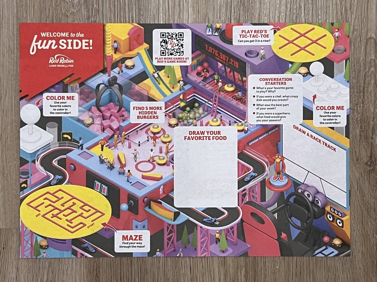 New <a href="/redrobinburgers/">Red Robin</a> menu in restaurants now for Fall 2024. One of my favorites (arcade games) I’ve made so far. 🍔

Ad agency: Cultivator