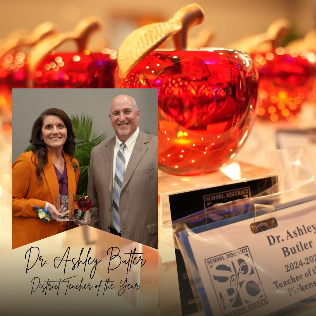 Pickens High School (@pickenshighsc) on Twitter photo It is official: Pickens High School is now home to the District Teacher of the Year! Congratulations to our very own, Dr. Ashley Butler, who has been chosen as the 2024-2025 SDPC Teacher of the Year! We are so proud of Dr. Butler, she is so deserving of this prestigious honor! It is official: Pickens High School is now home to the District Teacher of the Year! Congratulations to our very own, Dr. Ashley Butler, who has been chosen as the 2024-2025 SDPC Teacher of the Year! We are so proud of Dr. Butler, she is so deserving of this prestigious honor!