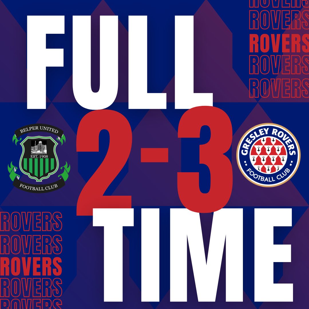 🔴🔴 FULL TIME

A win on the road for Rovers 🙌

#GRFC