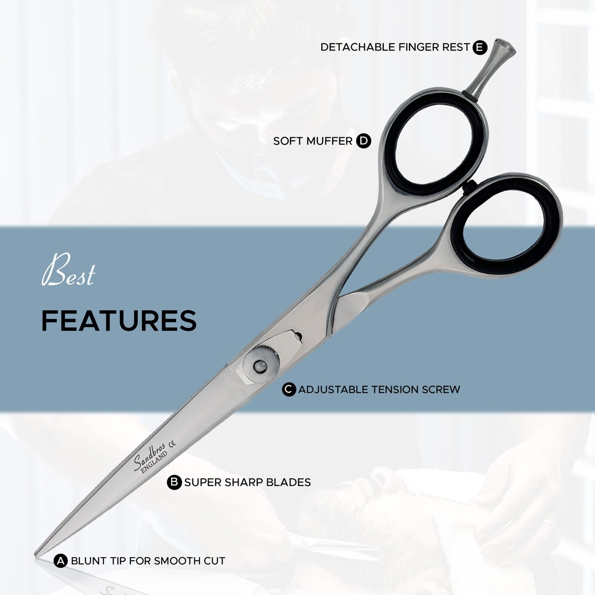 sandbrosengland's tweet image. Sharp, durable, and elegant—our carbon steel scissors are the perfect tool for every stylist. ✂️✨ #HairTools #ProfessionalScissors #CarbonSteel #SalonGear