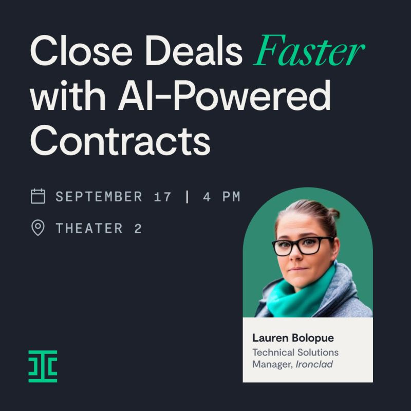 LaurenBolopue's tweet image. Its happening!! I am speaking at #DF24 TODAY 😱
Stop by and say Hi and learn how to close deals faster with AI-Powered Contracts @ironclad_inc 
#trailblazercommunity