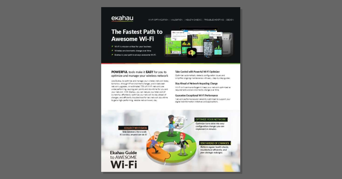 integralops's tweet image. Automatically detecting configuration issues and simplifying ongoing maintenance with easy, step-by-step guides, @Ekahau optimizes your #WiFinetwork and empowers your successful digital transformation initiatives. stuf.in/bez7qd