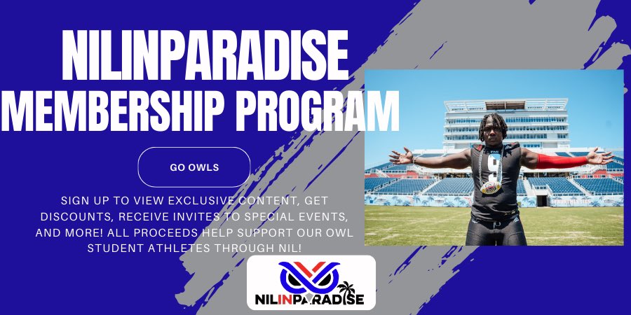 Eric Brantley, Jr † (@ericbrantleyjr1) on Twitter photo Owl Nation! Sign up for the <a href="/nilinparadise_/">NILinParadise</a> membership program today to gain access to BTS content, event invitations, and more! All proceeds from the membership program directly benefit me and my teammates through NIL. #GoOwls🦉🌴
thelinku.com/donate/FAU Owl Nation! Sign up for the <a href="/nilinparadise_/">NILinParadise</a> membership program today to gain access to BTS content, event invitations, and more! All proceeds from the membership program directly benefit me and my teammates through NIL. #GoOwls🦉🌴
thelinku.com/donate/FAU