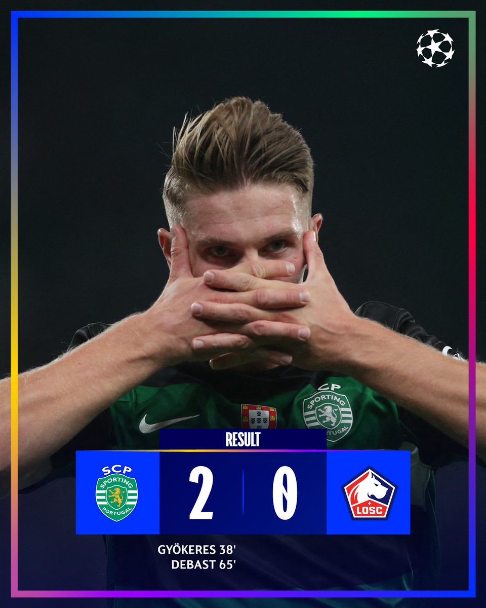 Sporting CP open with home win ✅

#UCL