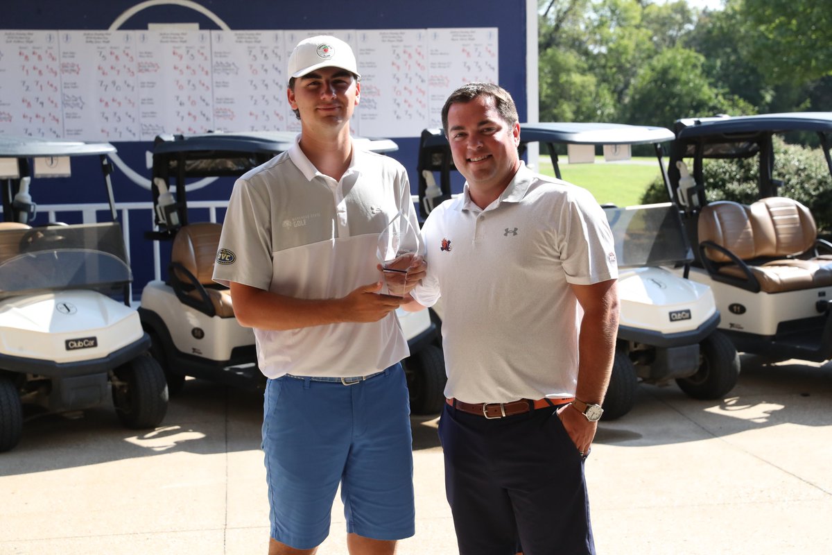 .<a href="/MSUEaglesMGolf/">MSU Men's Golf</a>  takes third in Grover Page Classic. Senior Nolan Piazza finished in second place individually. 

Story: rb.gy/v1g6ud

#SoarHigher